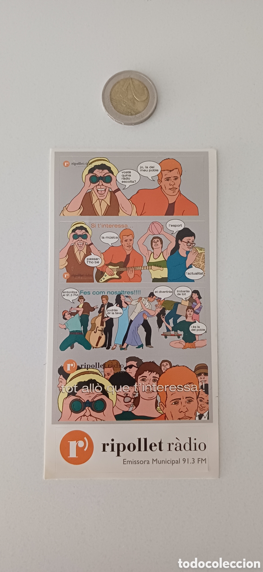 Pegatinas de colecci&oacute;n: Pegatina Radio Ripollet Barcelona tv televisi&oacute;n