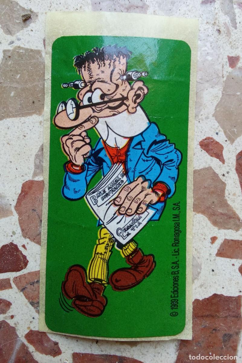 Pegatinas de colecci&oacute;n: Pegatina chicle Mortadelo Frankenstein 1989. Muy buen estado