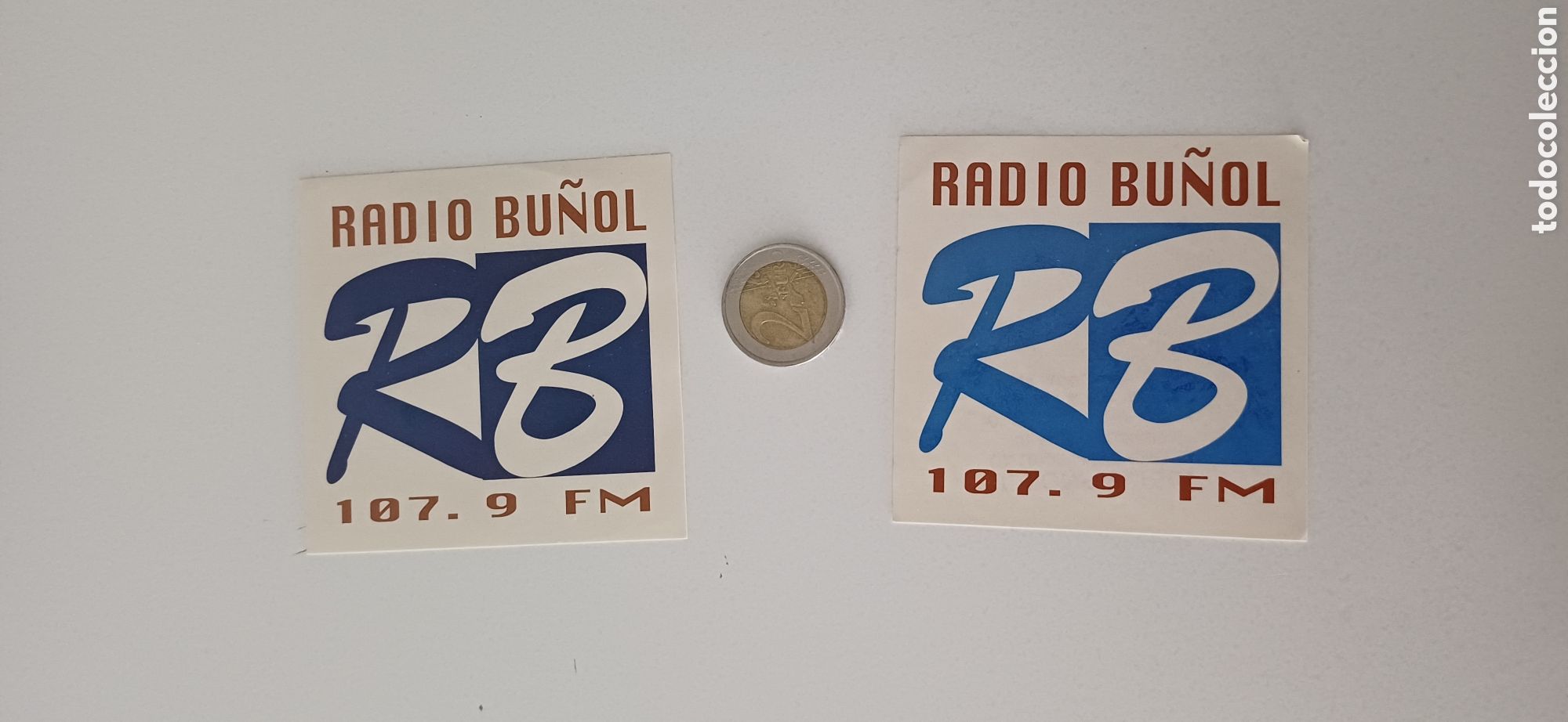 Pegatinas de colecci&oacute;n: Lote pegatinas Radio Bu&ntilde;ol Valencia tv tele