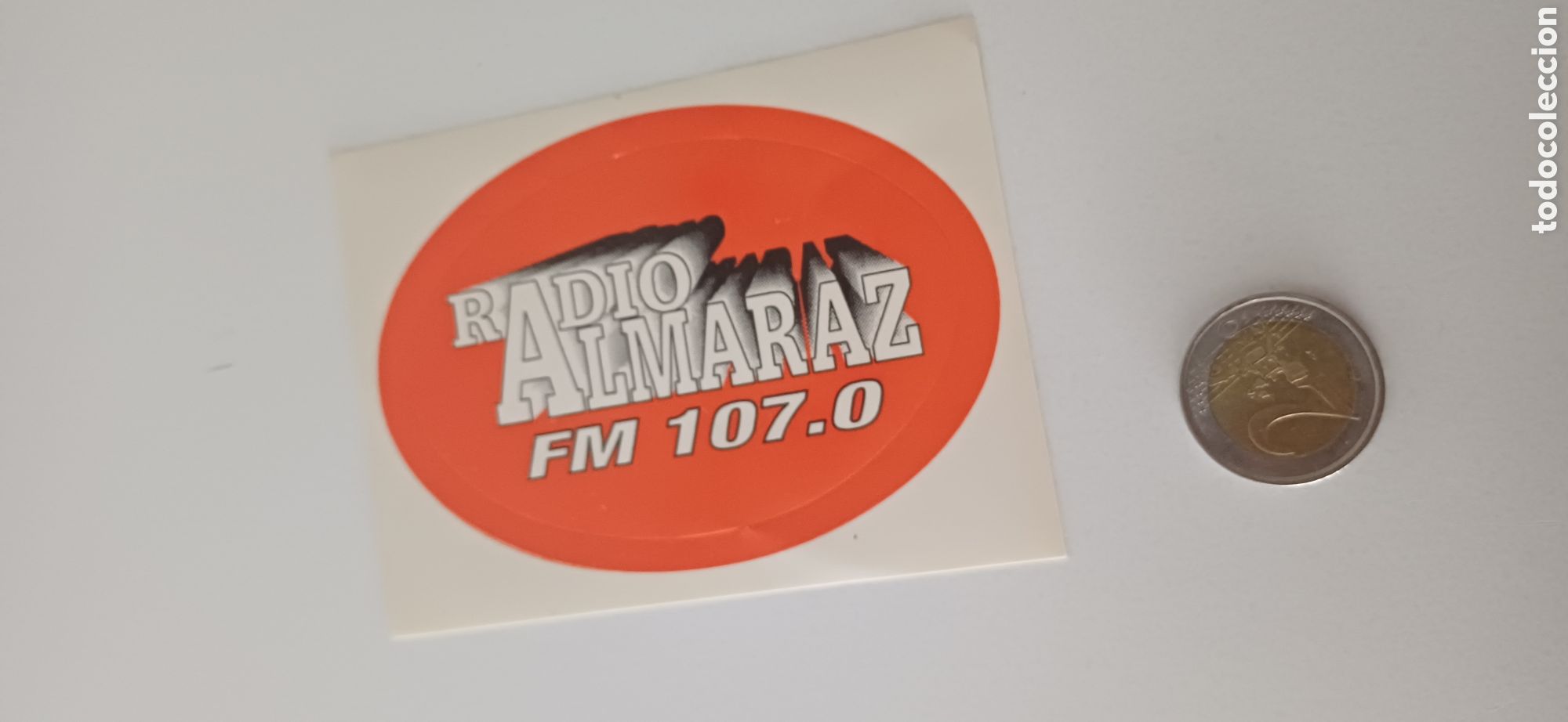 Pegatinas de colecci&oacute;n: Pegatina Radio Almaraz C&aacute;ceres Extremadura tv televisi&oacute;n