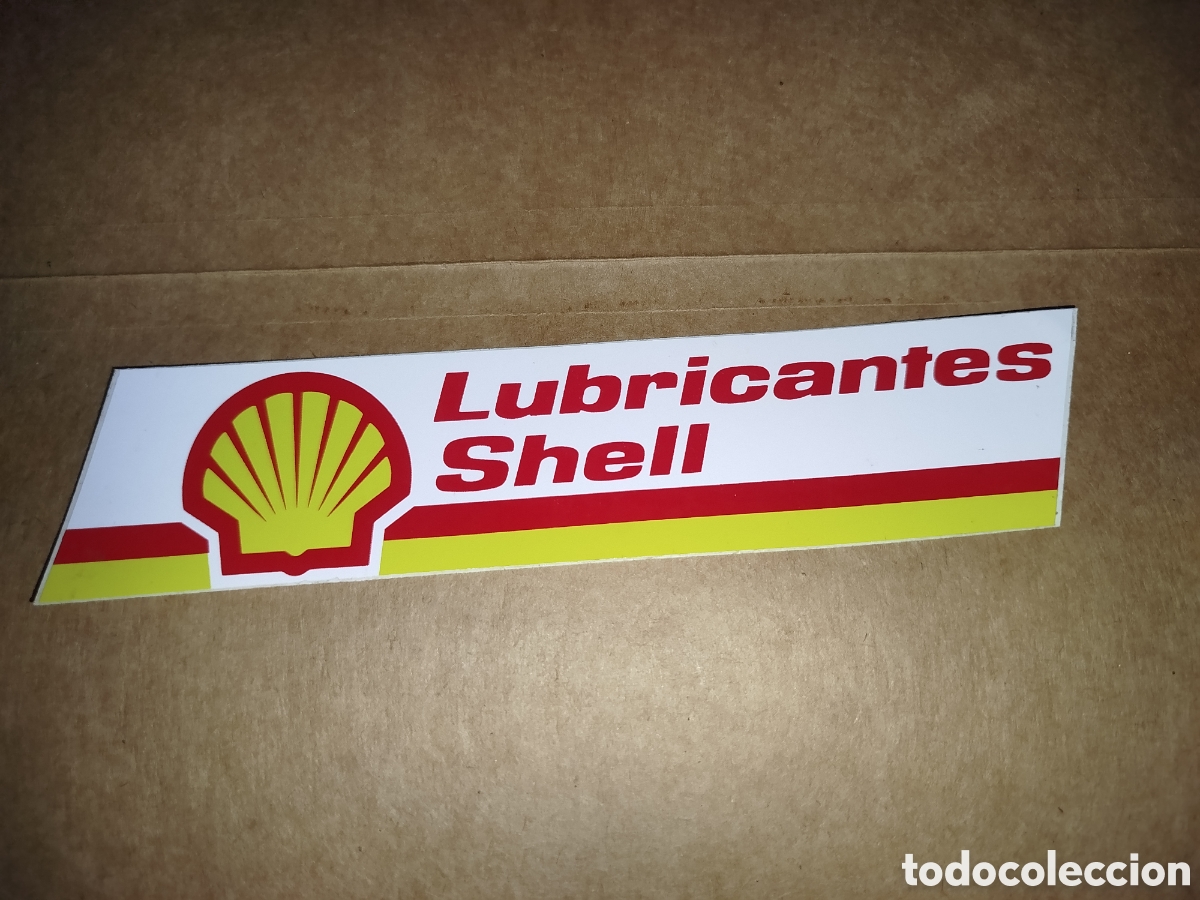 Pegatinas de colecci&oacute;n: Pegatina lubricantes Shell automoci&oacute;n