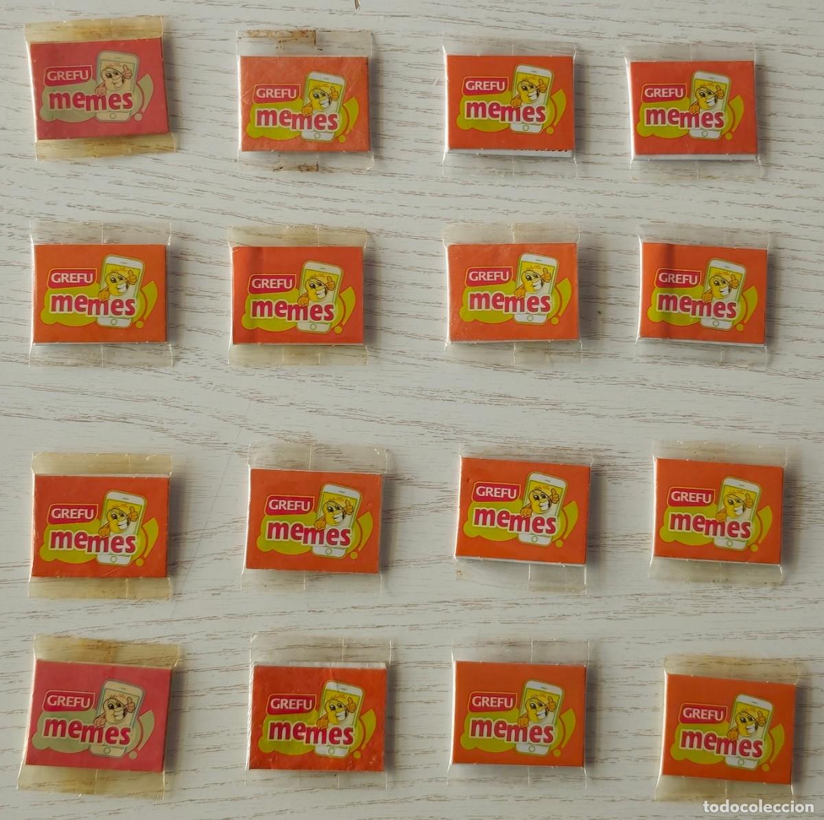 Pegatinas de colecci&oacute;n: LOTE DE 16 PEGATINAS PRECINTADAS DE GREFU MEMES