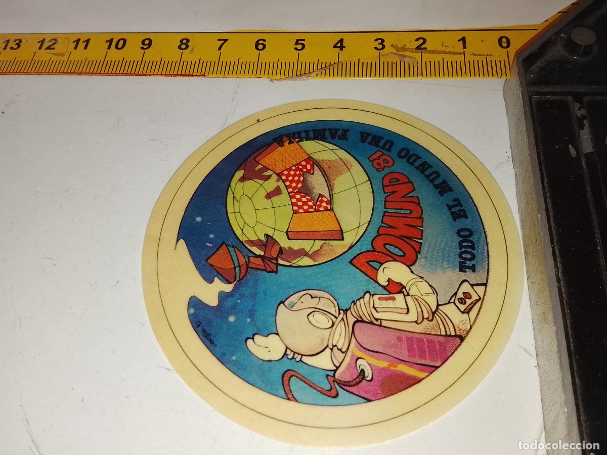 Pegatinas de colecci&oacute;n: PEGATINA AHDESIVA ANTIGUA - DOMUND 1981 SIN TRASERA