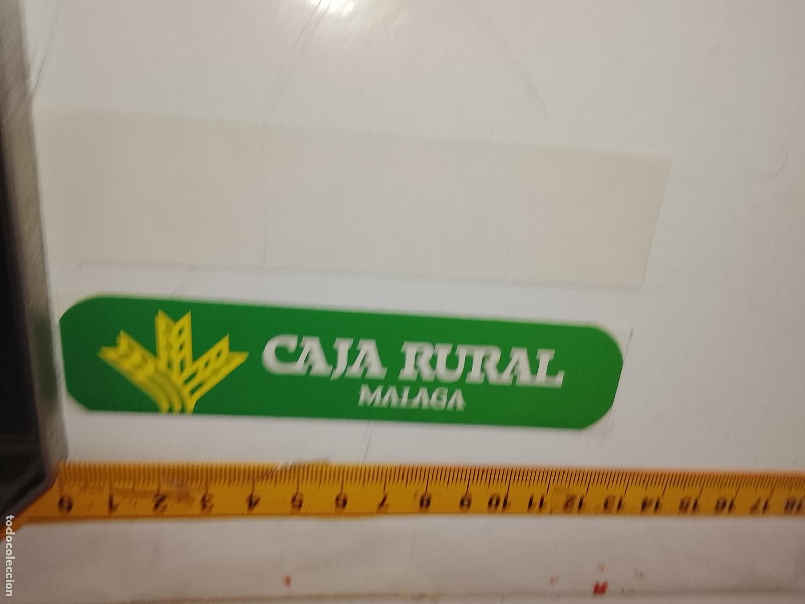 Pegatinas de colecci&oacute;n: PEGATINA AHDESIVA ANTIGUA - CAJAS RURALES CAJA RURAL DE MALAGA