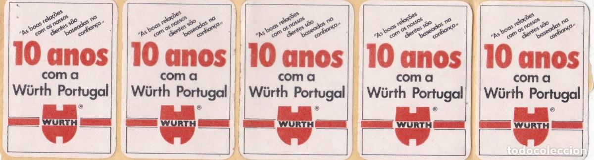 Pegatinas de colecci&oacute;n: 5 PEGATINAS W&Uuml;RTH. 10 ANOS COM A W&Uuml;RTH PORTUGAL