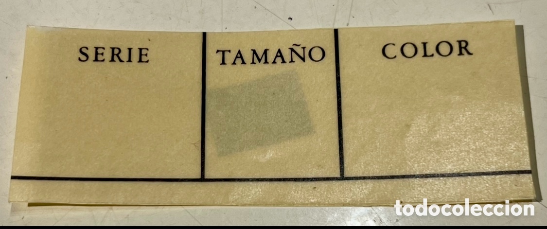 Pegatinas de colecci&oacute;n: Pegatina. Para clasificaci&oacute;n. A&ntilde;os 70.