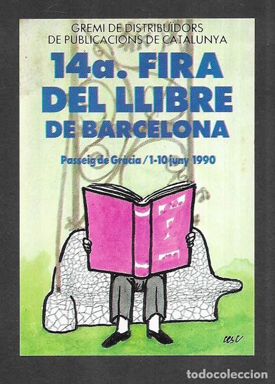 Pegatinas de colecci&oacute;n: Pegatina/ Adhesiu.14&ordf; Fira del Llibre de Barcelona, 1990. Gremi de Distribuidors de Publicacions d