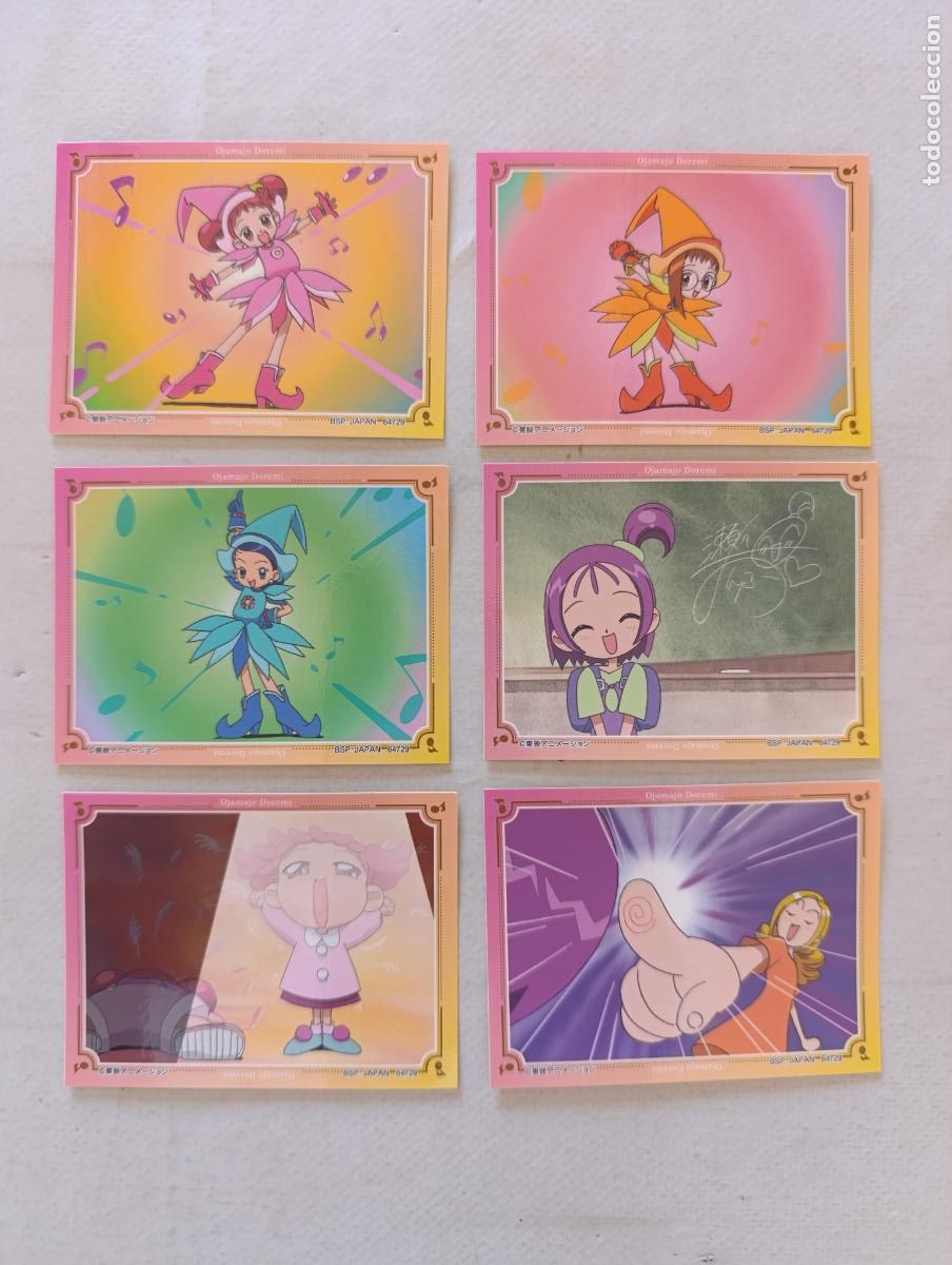 Pegatinas de colecci&oacute;n: LOTE 6 STICKERS / PEGATINAS MAGICAL DOREMI - OJAMAJO DOREMI - DE JAPON (DD)