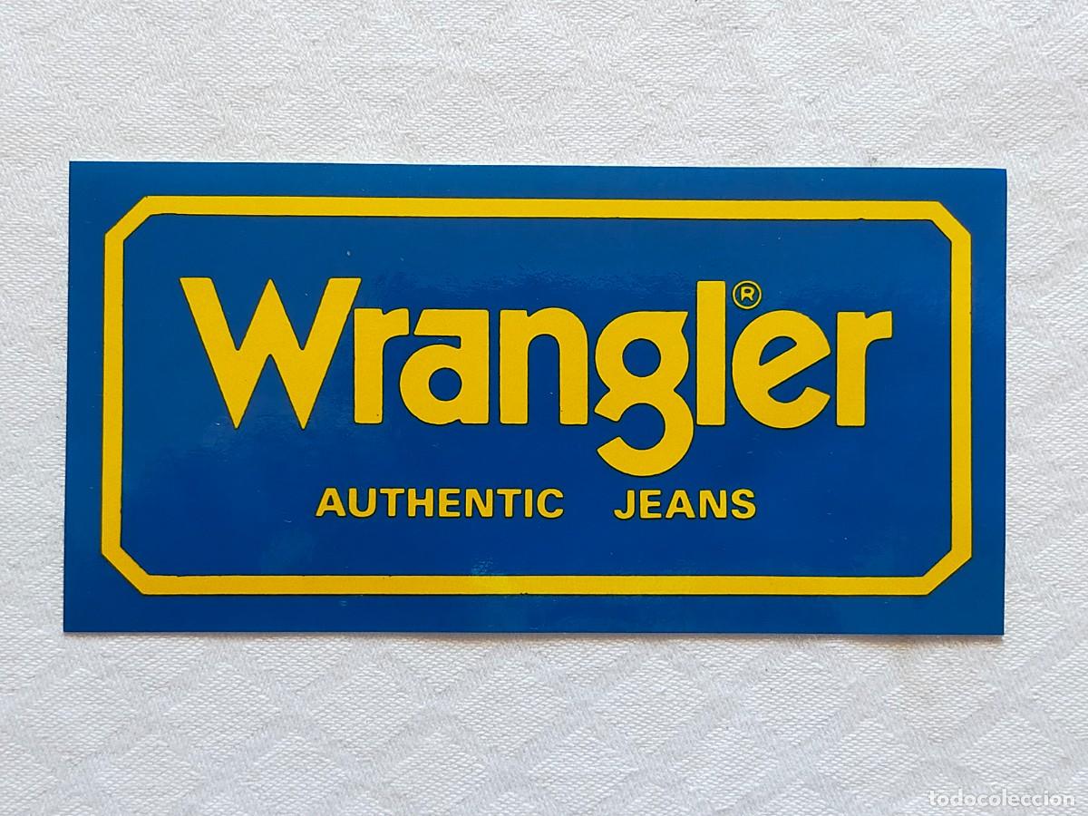 Pegatinas de colecci&oacute;n: Pegatina marca vaquera: WRANGLER (Authentic Jeans)