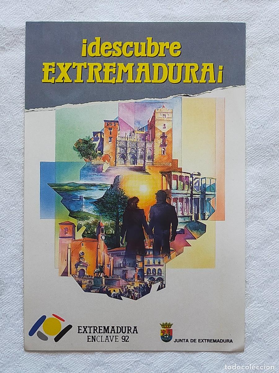 Pegatinas de colecci&oacute;n: Pegatinas: JUNTA DE EXTREMADURA -- Descubre Extremadura - Extremadura Enclave 92