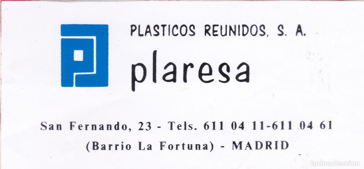 Pegatinas de colecci&oacute;n: PEGATINA PLARESA. PLASTICOS REUNIDOS, S.A. (MADRID)