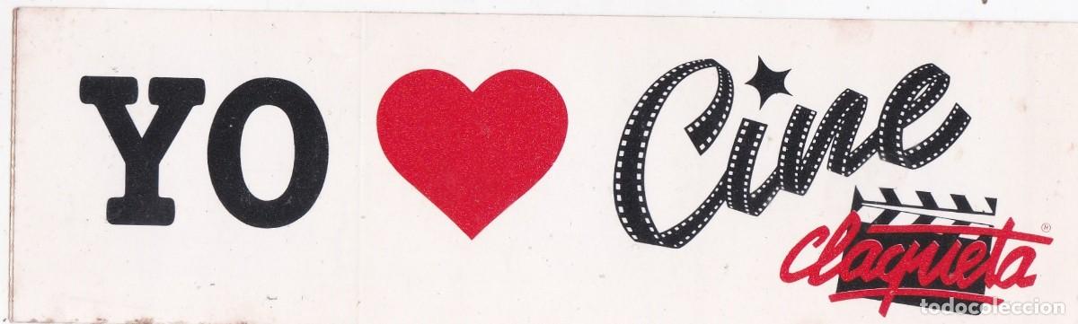 Pegatinas de colecci&oacute;n: PEGATINA CLAQUETA. YO QUIERO CINE