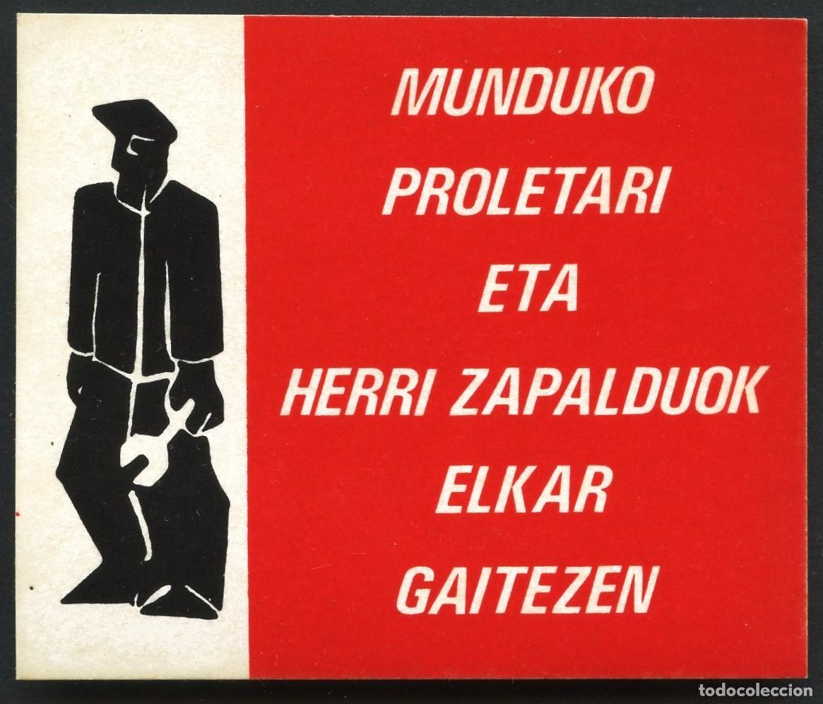 Collection stickers: PEGATINA POL&Iacute;TICA TRANSICI&Oacute;N, HERRI ZAPALDUOK