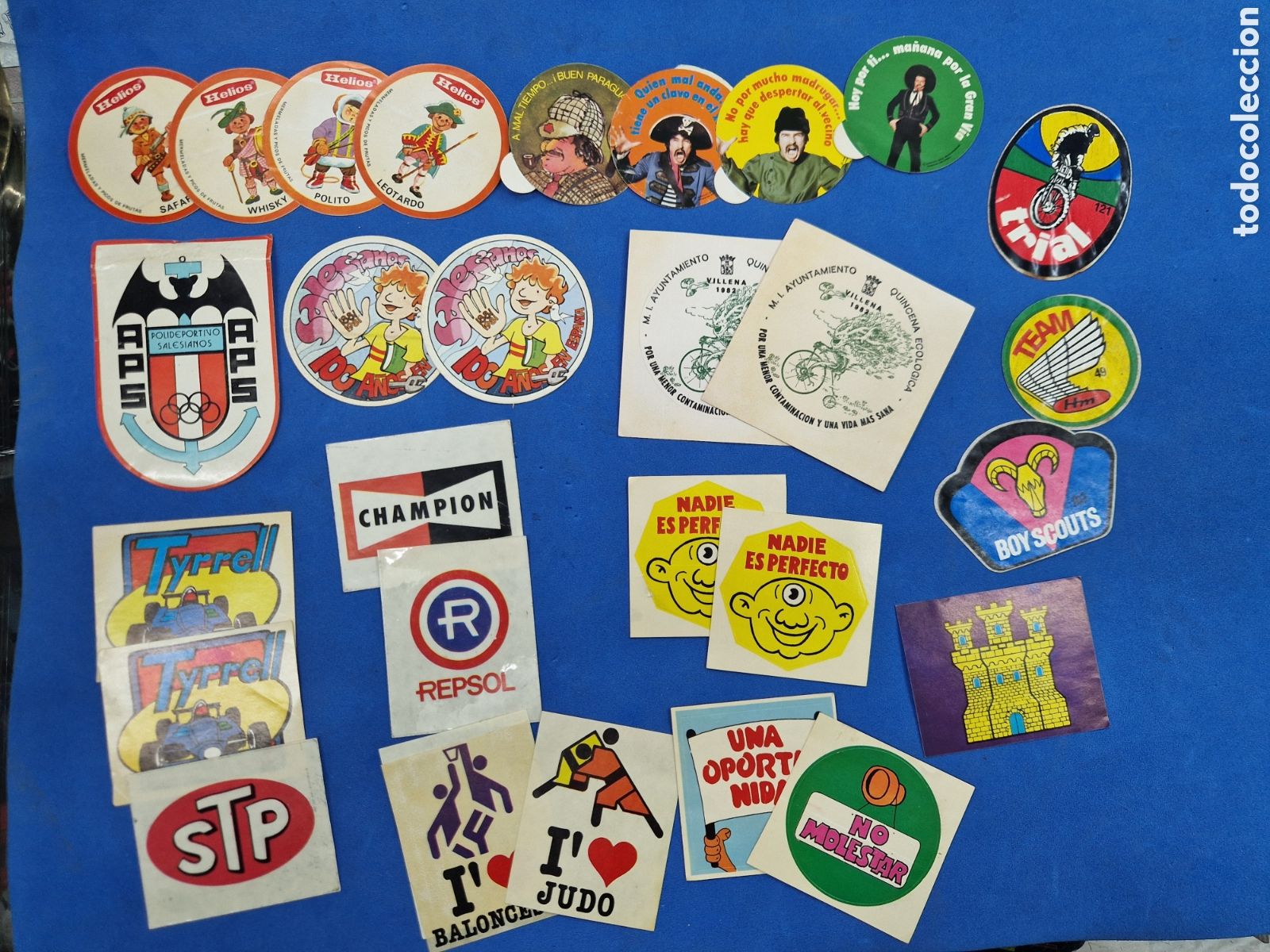 Pegatinas de colecci&oacute;n: Lote 28 pegatinas surtidas , a&ntilde;os 80