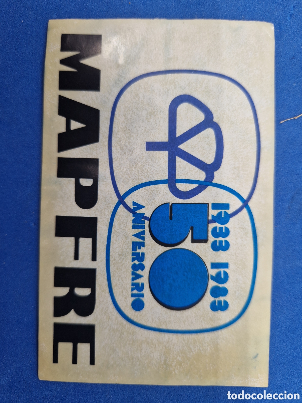 Pegatinas de colecci&oacute;n: Mapfre, 1983 , pegatinas 50 aniversario