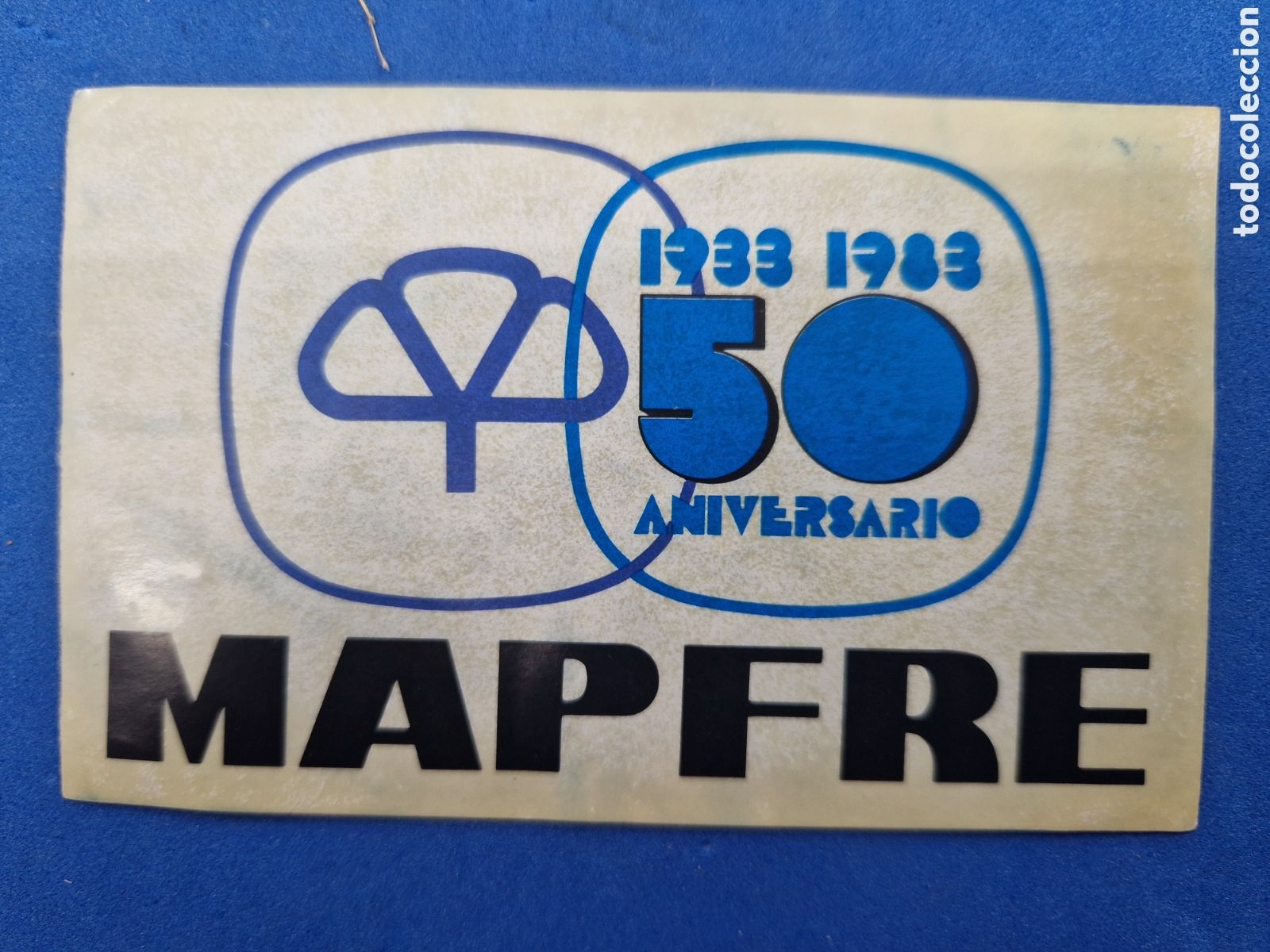 Pegatinas de colecci&oacute;n: Mapfre, 1983 , pegatinas 50 aniversario
