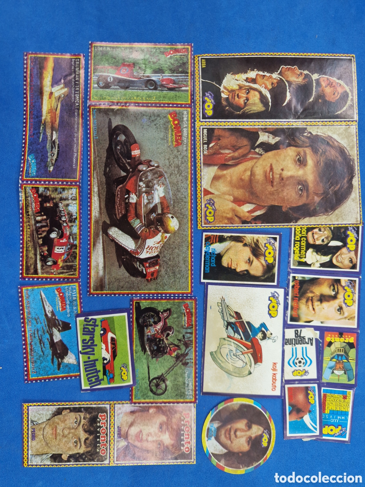 Pegatinas de colecci&oacute;n: SuperPOP lote 20 pegatinas, a&ntilde;o 1980