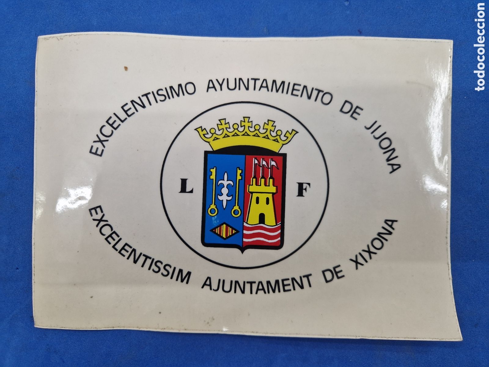 Pegatinas de colecci&oacute;n: Ayuntamiento de Jijona ,pegatina