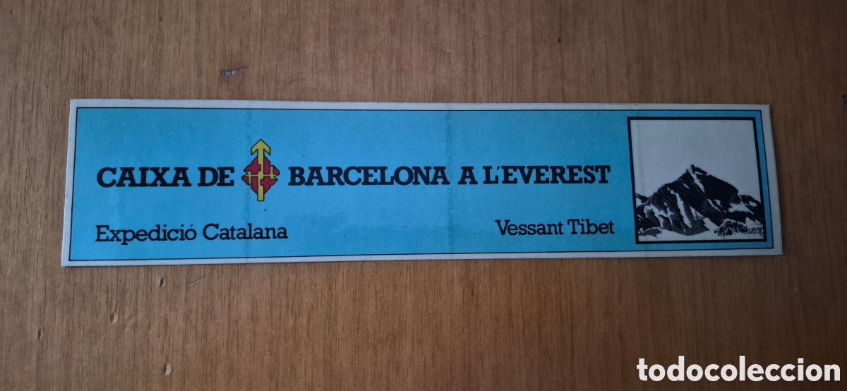 Pegatinas de colecci&oacute;n: PEGATINA EVEREST CAIXA DE BARCELONA