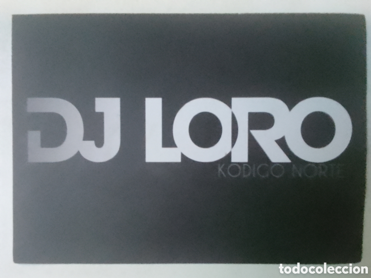Pegatinas de colecci&oacute;n: Pegatina DJ LORO KODIGO NORTE.
