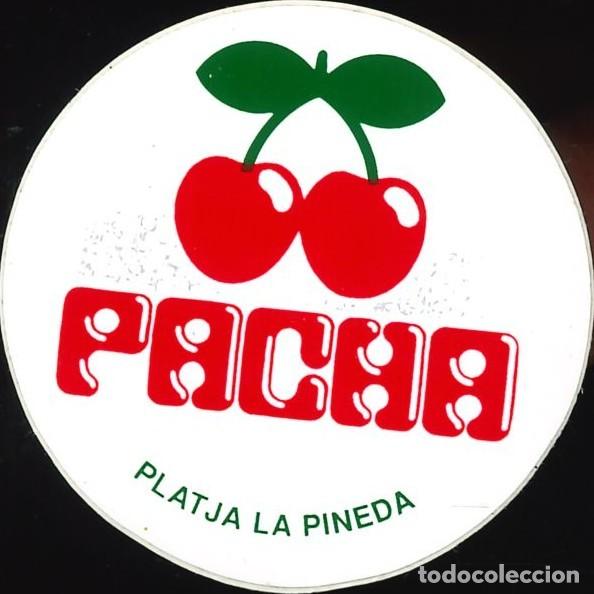 Pegatinas de colecci&oacute;n: PEGATINA - ADHESIVO - DISCO - PUB - PACHA - PLATJA LA PINEDA (TARRAGONA)