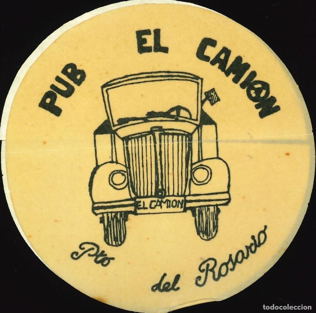 Pegatinas de colecci&oacute;n: PEGATINA - ADHESIVO - DISCO - PUB - EL CAMION - PUERTO DEL ROSARIO (FUERTEVENTURA)