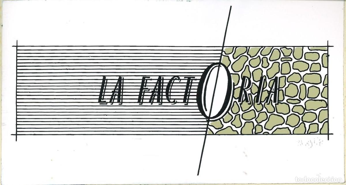 Pegatinas de colecci&oacute;n: PEGATINA - ADHESIVO - DISCO - PUB - DISCOTECA LA FACTORIA - FORCALL (CASTELLON)