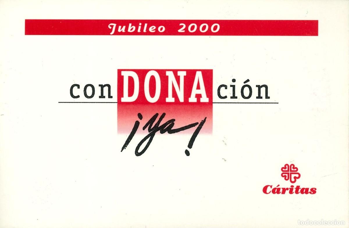 Pegatinas de colecci&oacute;n: PEGATINA - ADHESIVO - CARITAS - JUBILEO 2000 - CON DONACION YA!