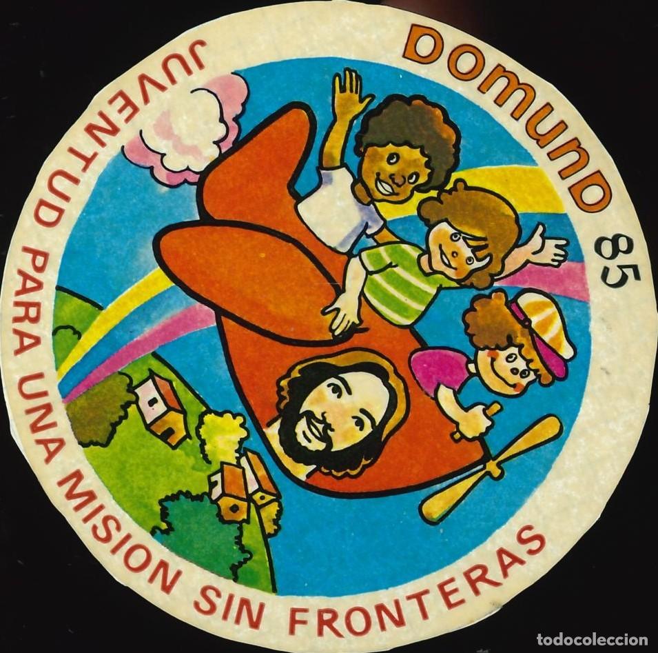 Pegatinas de colecci&oacute;n: PEGATINA - ADHESIVO - DOMUND - 1985 - JUVENTUD PARA UNA MISION SIN FRONTERAS