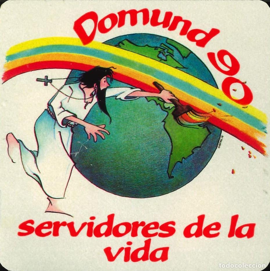 Pegatinas de colecci&oacute;n: PEGATINA - ADHESIVO - DOMUND - 1990 - SERVIDORES DE LA VIDA