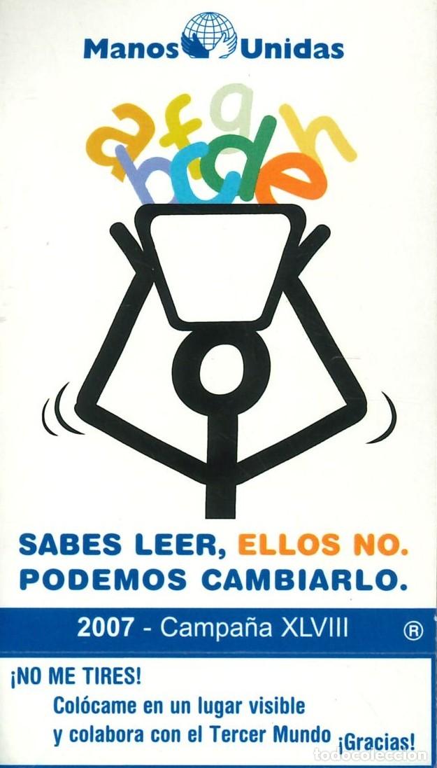 Autocolantes de cole&ccedil;&atilde;o: PEGATINA - ADHESIVO - MANOS UNIDAS - SABES LEER, ELLOS NO. PODEMOS CAMBIARLO