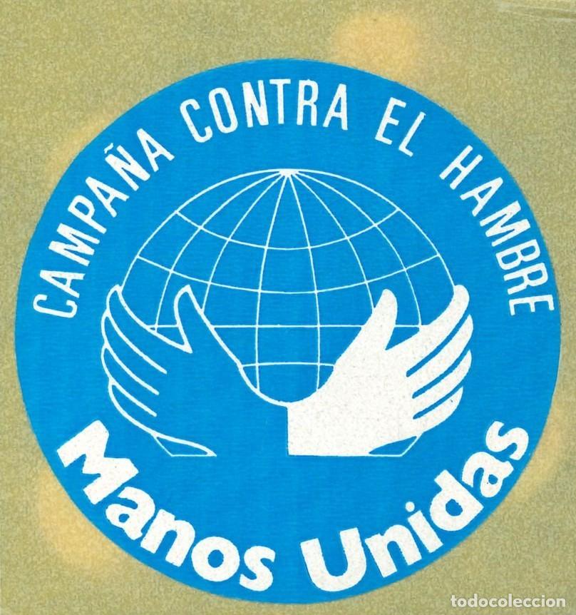 Autocolantes de cole&ccedil;&atilde;o: PEGATINA - ADHESIVO - MANOS UNIDAS - CAMPA&Ntilde;A CONTRA EL HAMBRE