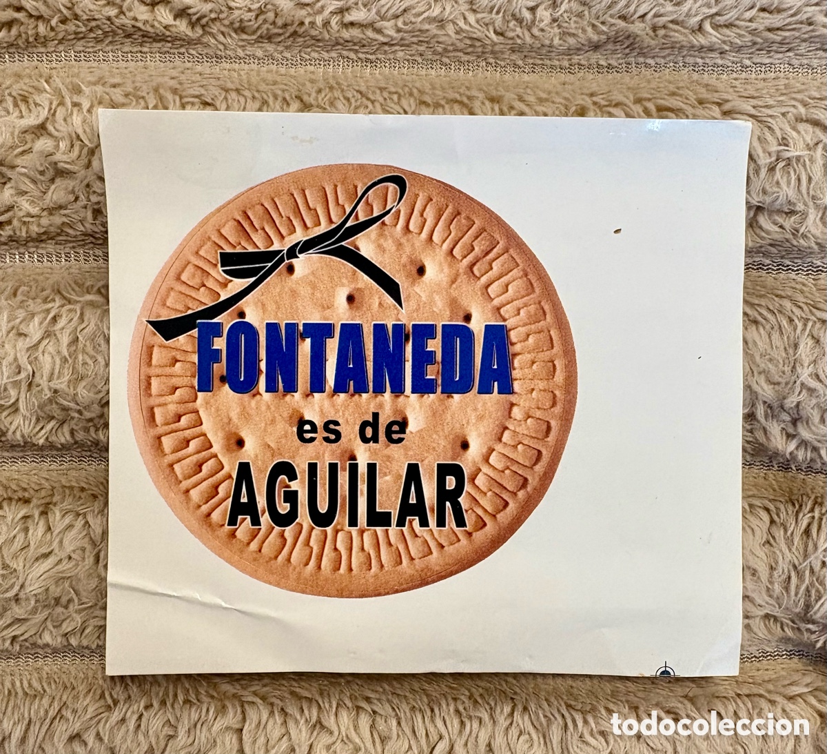 Pegatinas de colecci&oacute;n: Antigua Pegatina Hist&oacute;rica FONTANEDA es de AGUILAR (A&ntilde;o 2002) - Lucha Obrera / Sin Usar