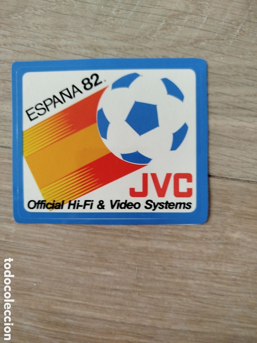Pegatinas de colecci&oacute;n: Pegatina JVC mundial 82