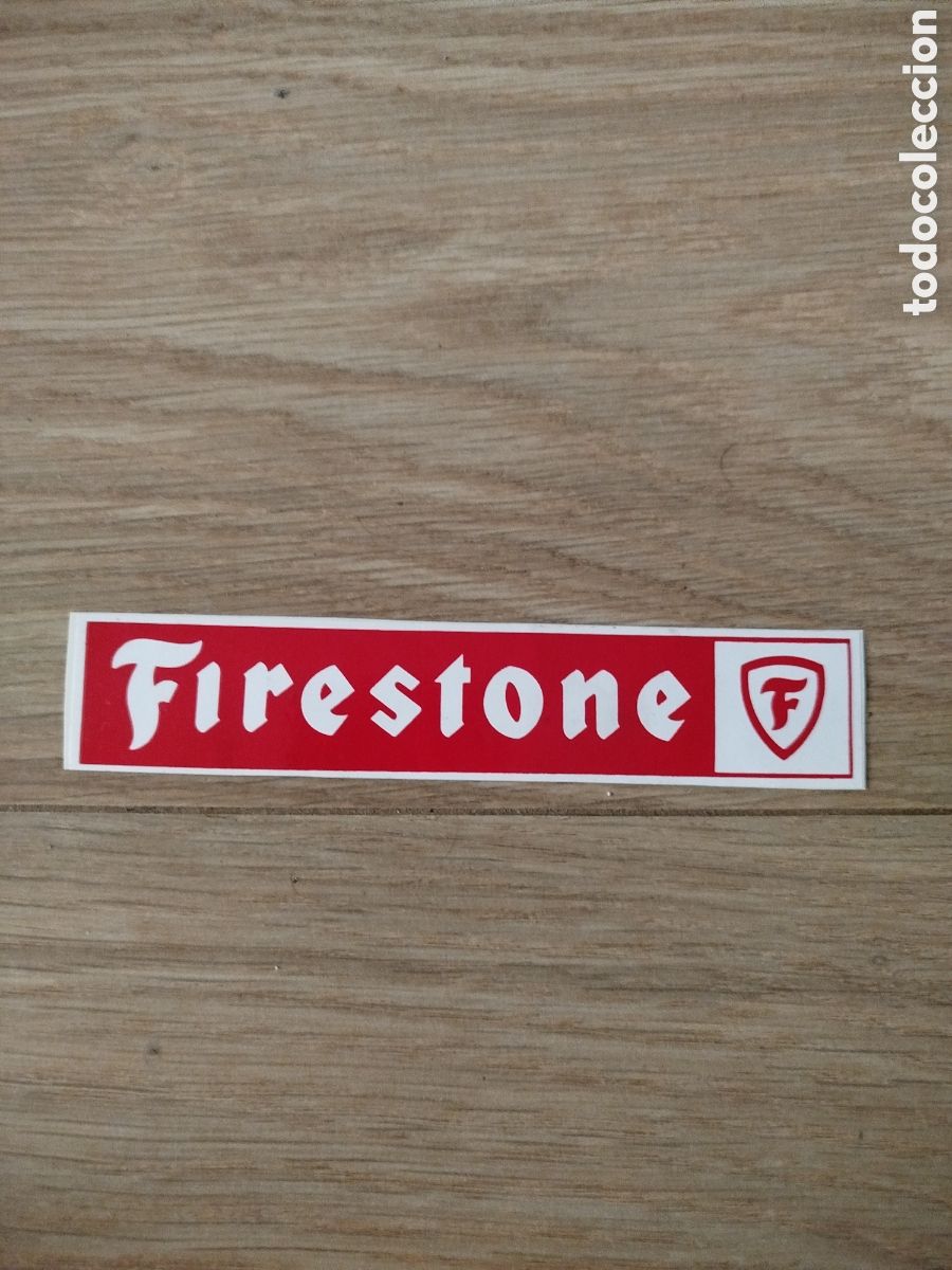 Pegatinas de colecci&oacute;n: 2 Pegatinas Firestone coches