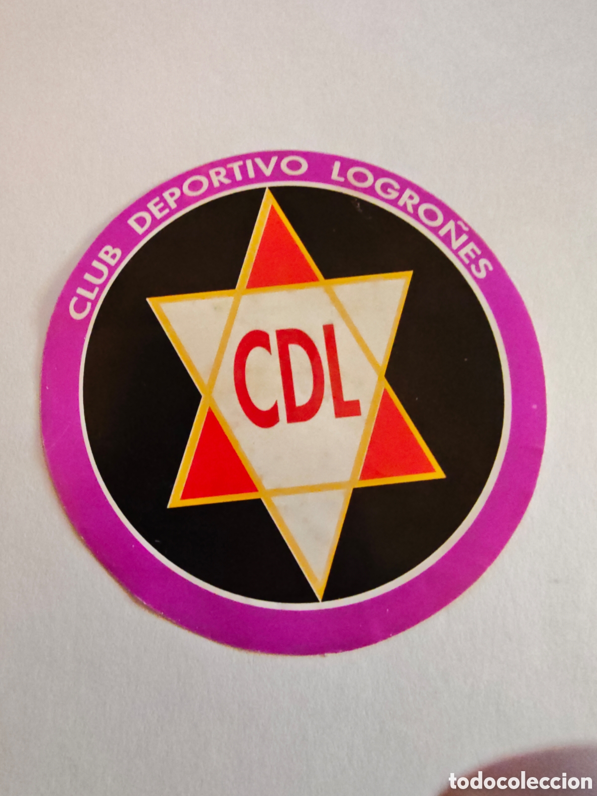 Pegatinas de colecci&oacute;n: PEGATINA - club deportivo logro&ntilde;es - tdk296p