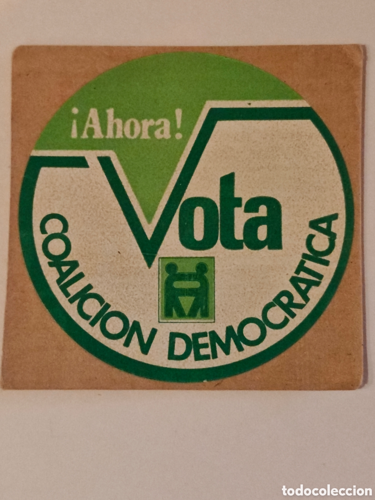 Pegatinas de colecci&oacute;n: pegatina - coalicion democratica- tdk296p