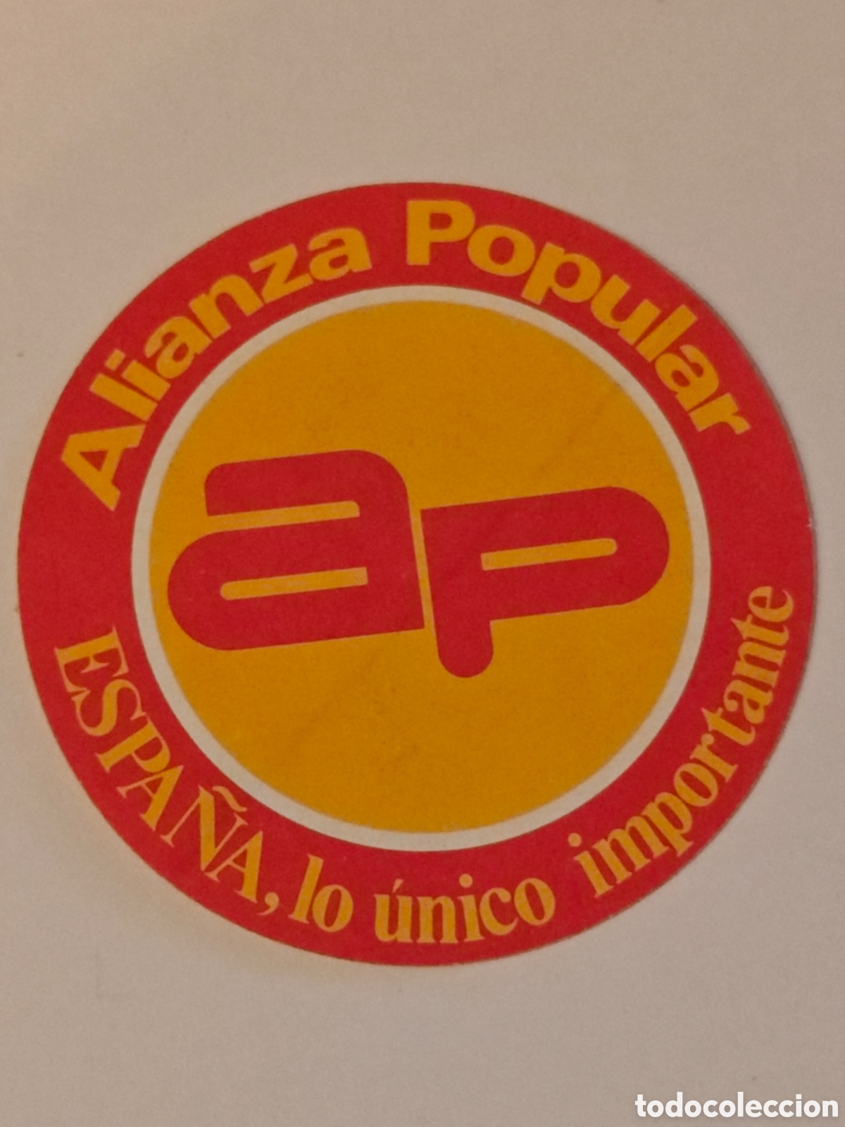 Pegatinas de colecci&oacute;n: pegatina - alianza popular - tdk296p