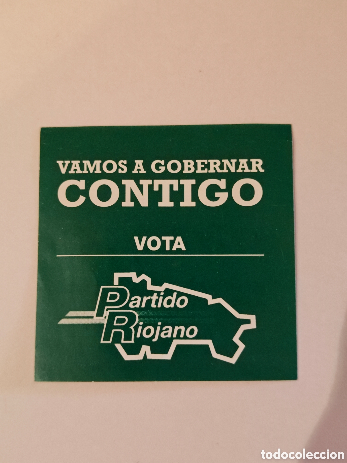Pegatinas de colecci&oacute;n: pegatina - partido riojano - tdk296p