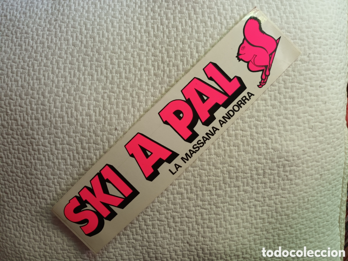 Pegatinas de colecci&oacute;n: PEGATINA SKI A PAL. LA MASSANA. ANDORRA
