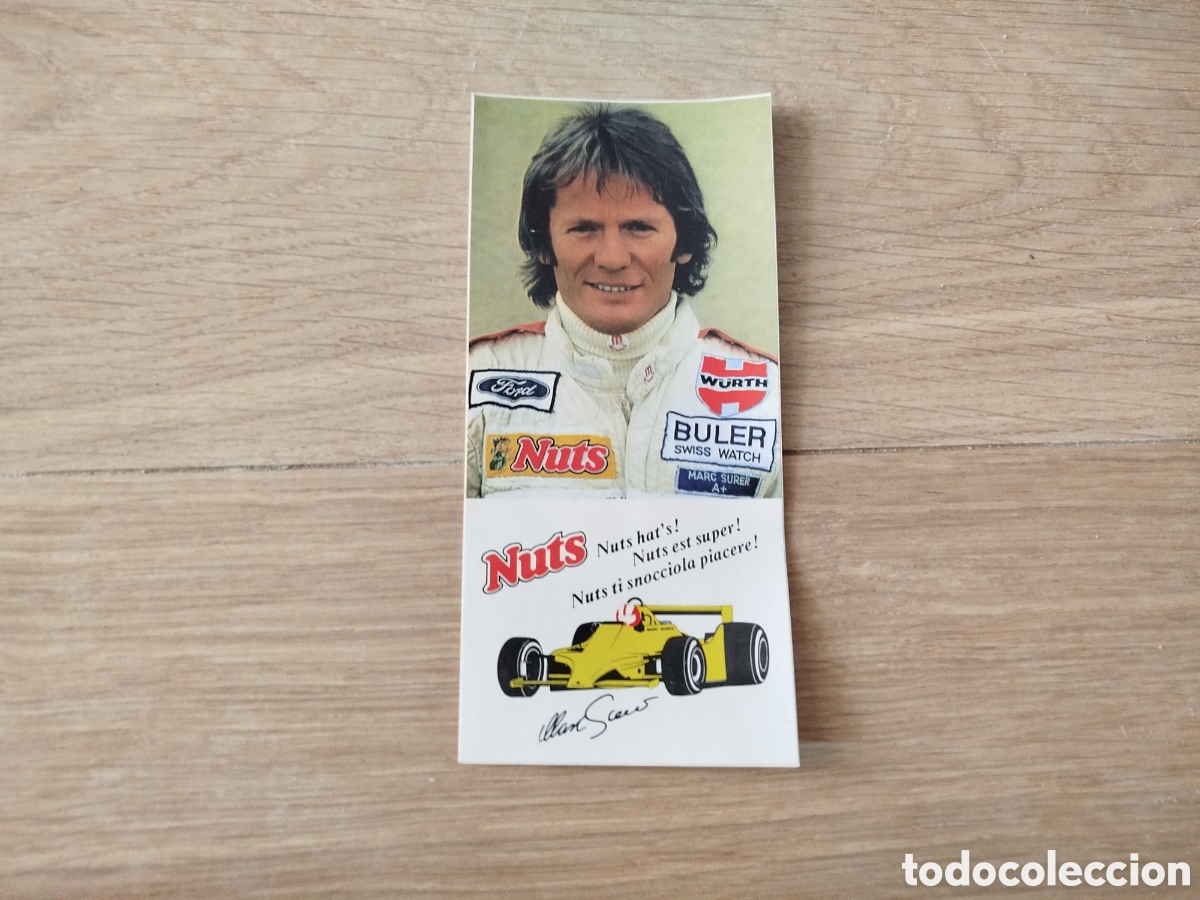 Pegatinas de colecci&oacute;n: Pegatina Marc Surer F&oacute;rmula 1