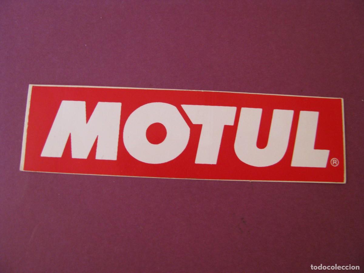 Pegatinas de colecci&oacute;n: PEGATINA MOTUL. 11X3 CM.