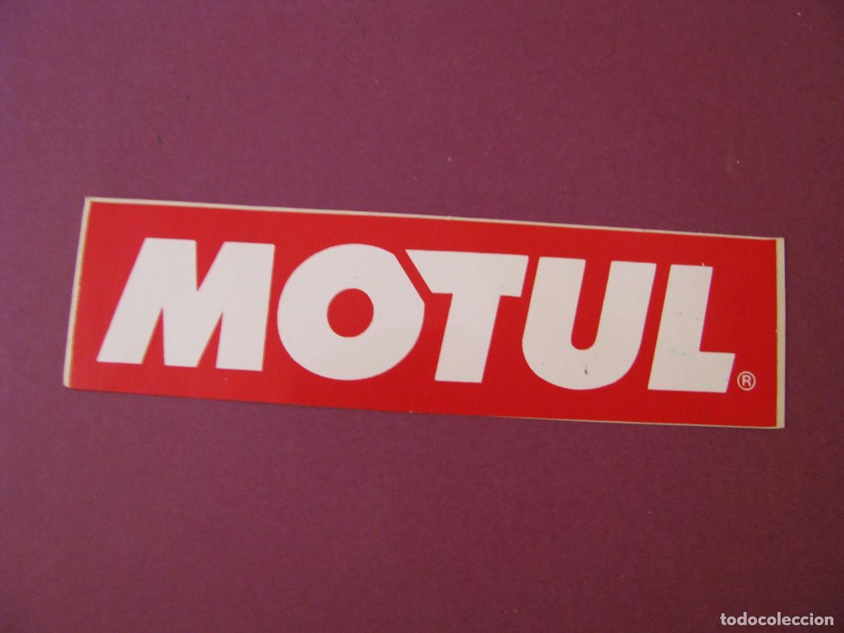 Pegatinas de colecci&oacute;n: PEGATINA MOTUL. 11X3 CM.