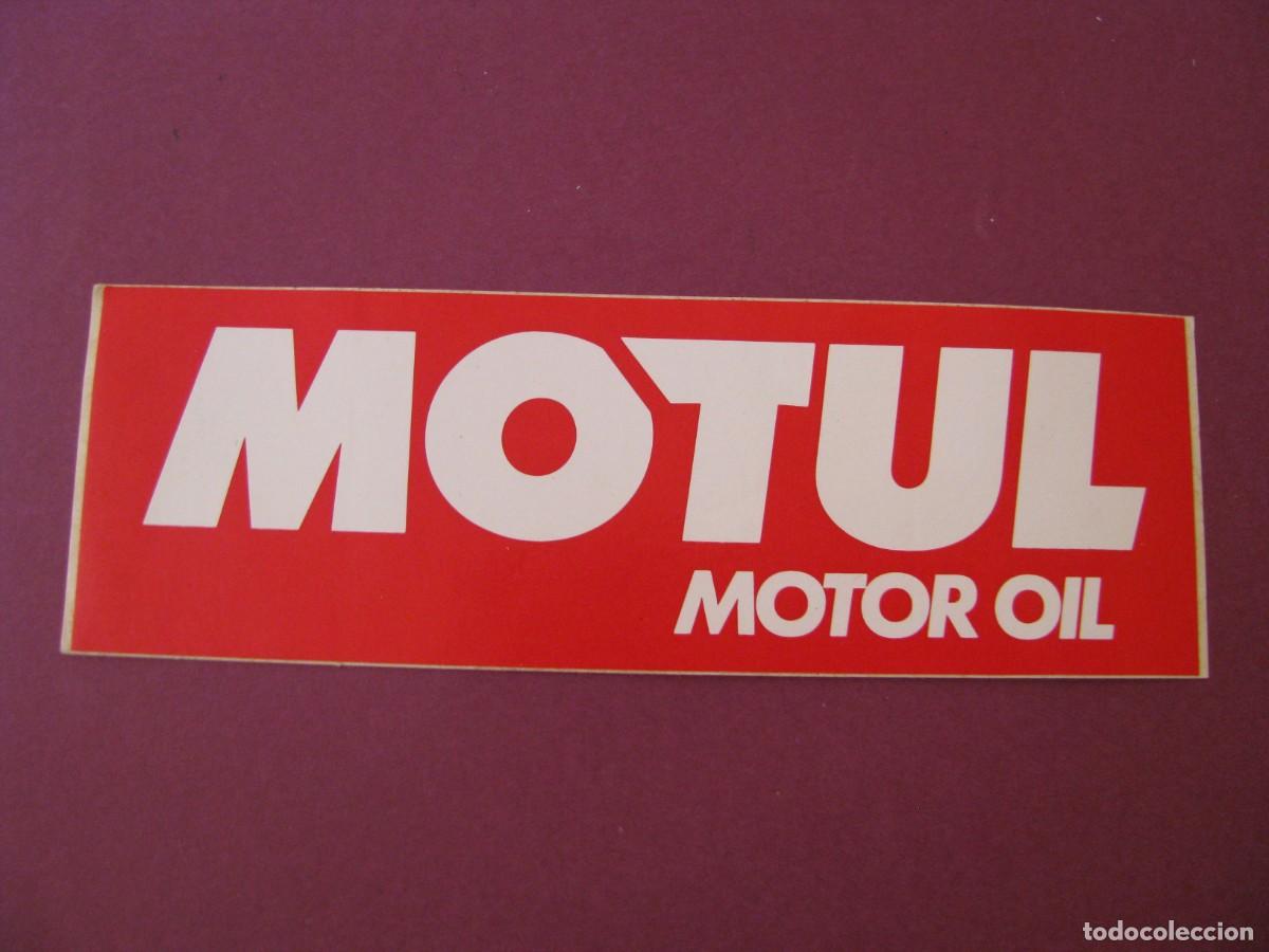 Pegatinas de colecci&oacute;n: PEGATINA MOTUL. MOTOR OIL. 12X4 CM.