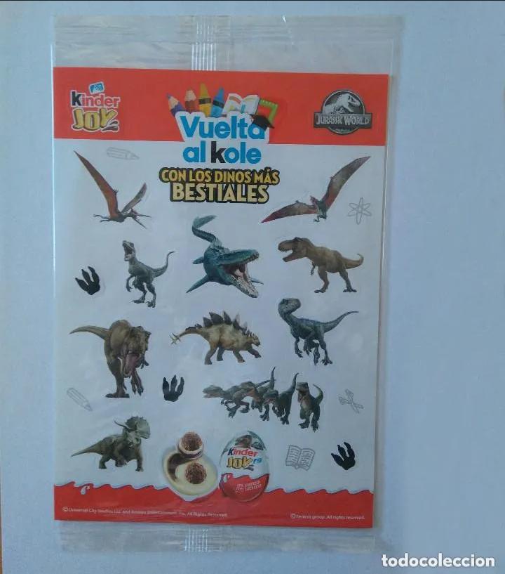 Pegatinas de colecci&oacute;n: stickers pegatina jurassic park world 2021 joy promocional troquelada kinder pegatinas jurasico