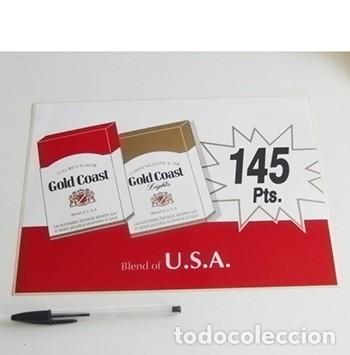 Collection stickers: ANTIGUA PEGATINA - GRANDE - GOLD COAST - PUCLICIDAD DE TABACO DE ESTANCO -APROX. 21x30 - PULICITARIA