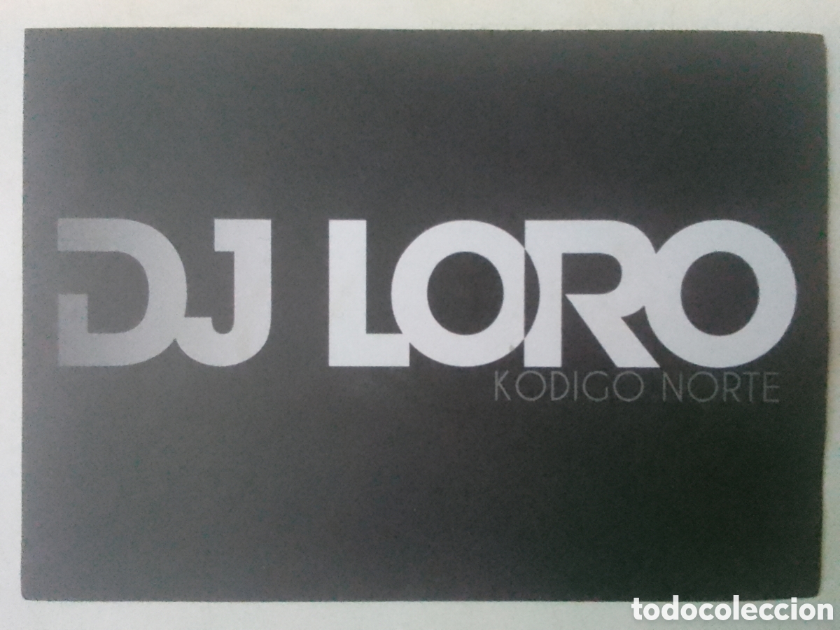 Pegatinas de colecci&oacute;n: Pegatina DJ LORO KODIGO NORTE.