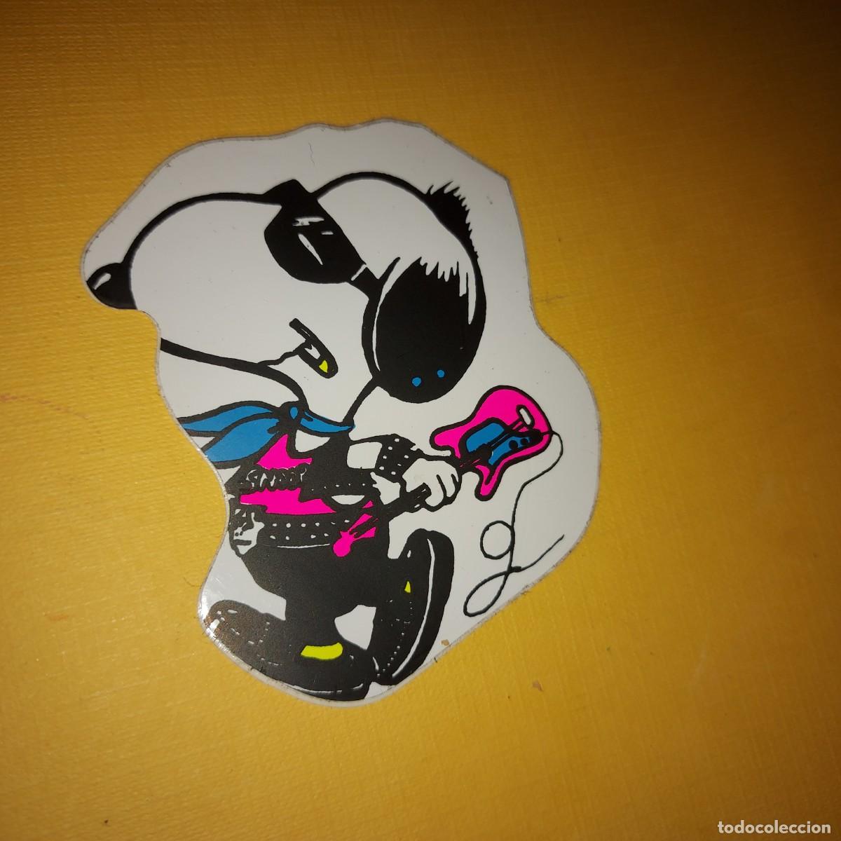 Pegatinas de colecci&oacute;n: SNOOPY, ANTIGUA PEGATINA, GUITARRISTA