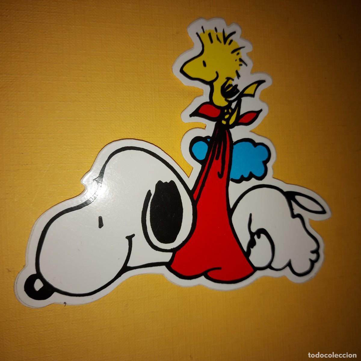 Pegatinas de colecci&oacute;n: ANTIGUA PEGATINA, SNOOPY, LA CIGUE&Ntilde;A