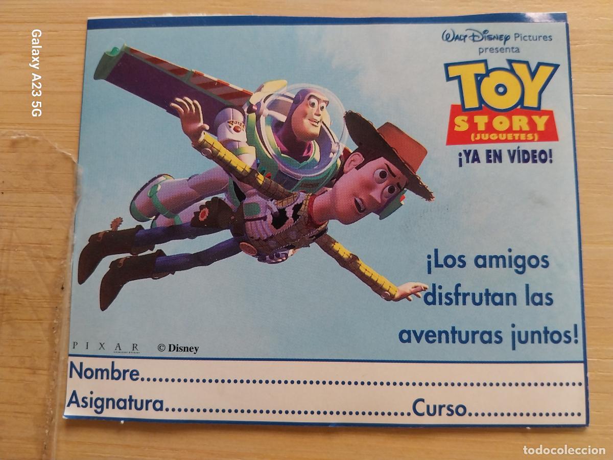 Pegatinas de colecci&oacute;n: TOY STORY ADHESIVO ESCOLAR PARA LIBRO O CARPETA PEGATINA SIN PEGAR NUNCA 10X8.5CMS